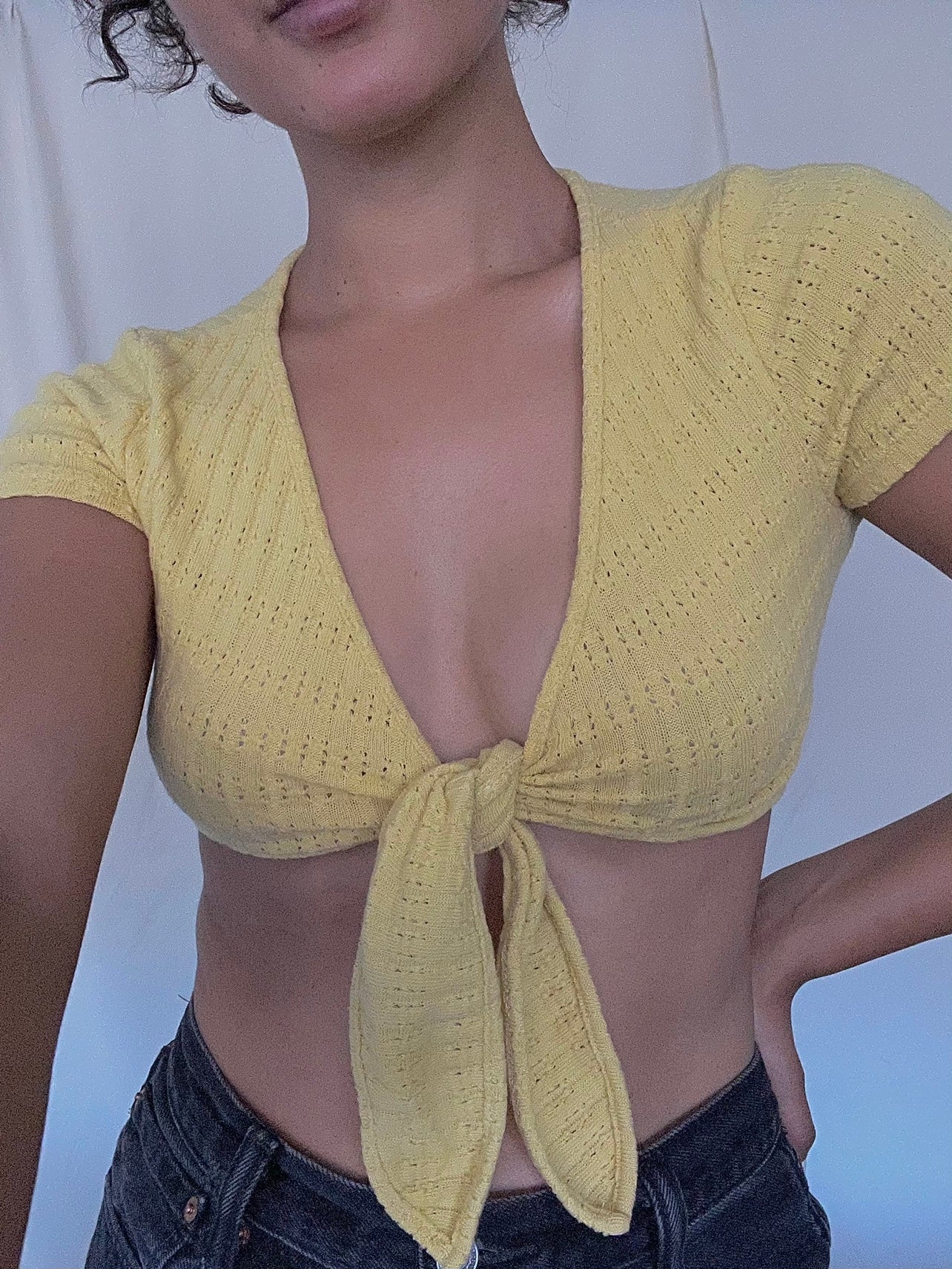 GIGI TIE-TOP (YELLOW)