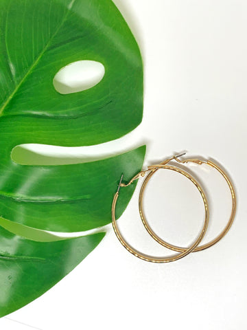 LAURA'S MEDIUM HOOP EARRINGS